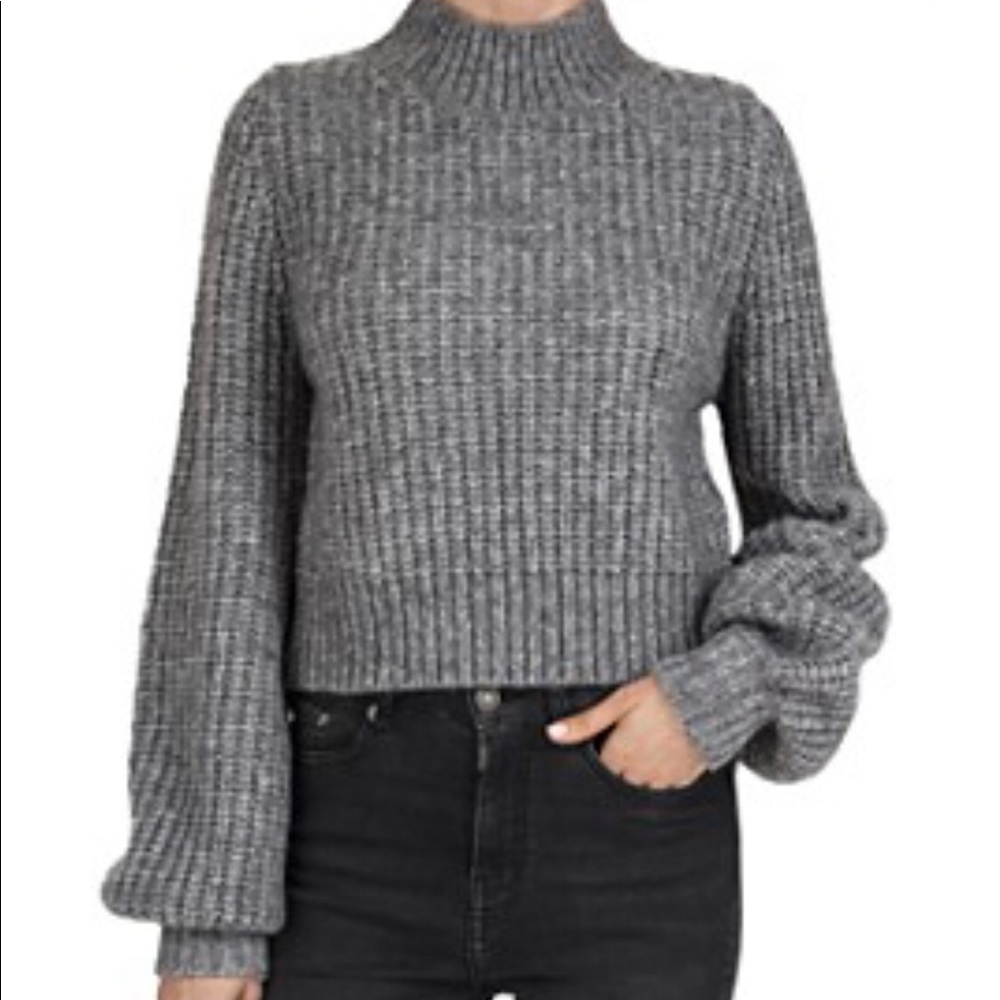 The Kooples gray turtleneck sweater
